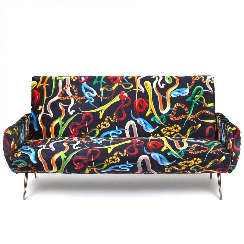 Диван Sofa Three Seater Snakes Мульти Диван Sofa Three Seater Snakes Мульти в Орле | Loft Concept