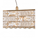 Люстра волнистой формы с текстурной огранкой Reflection of Reality варинант исполнения - 4 | Loft Concept в Орле