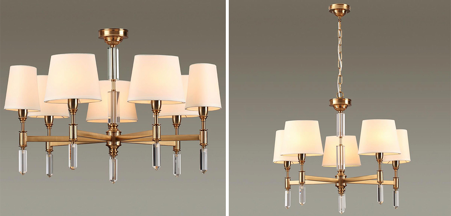 Люстра Ramona White Chandelier Люстра Ramona White Chandelier - Loft-Concept в Орле