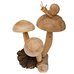 Статуэтка из дерева улитка Animals of the World варинант исполнения - 2 | Loft Concept в Орле