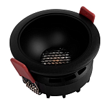 Встраиваемый спот светодиодный круглый черного цвета с углублением Ombra Lux  варинант исполнения - 4 | Loft Concept в Орле