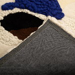 Ковер ручной работы Electric blue and popcorn варинант исполнения - 8 | Loft Concept в Орле