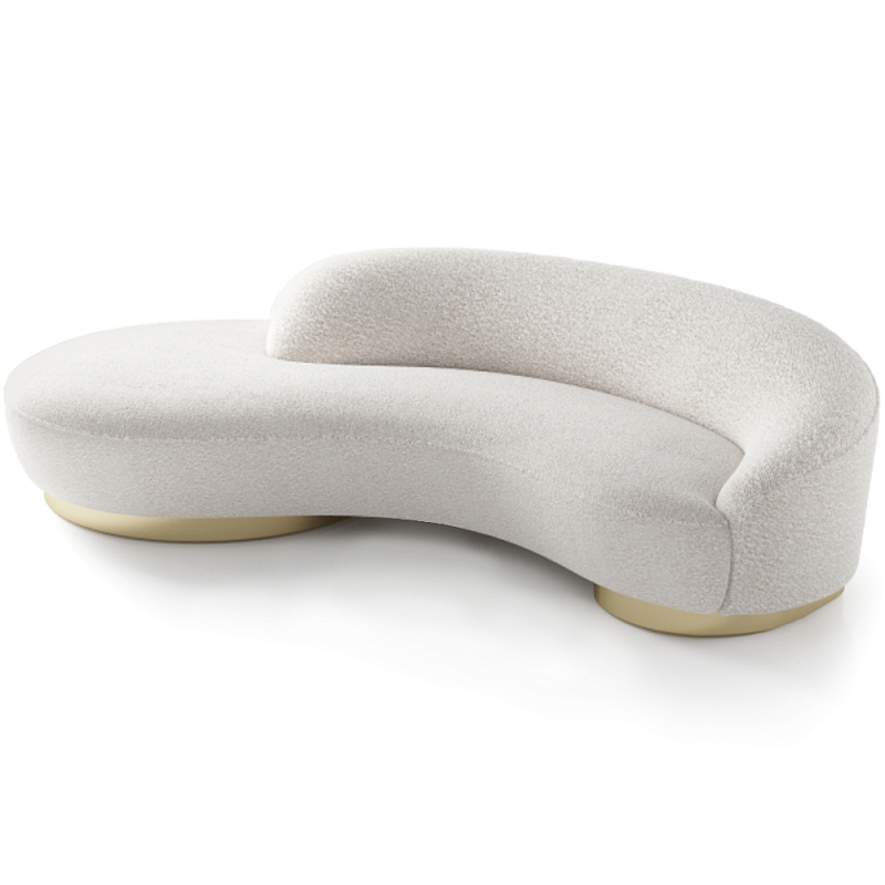 Диван Bjorn Sofa Молочный Латунь Диван Bjorn Sofa Молочный Латунь в Орле | Loft Concept