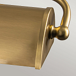 Светильник для картин цвета состаренная латунь с широким плафоном на прямоугольном основании Elstead Lighting варинант исполнения - 11 | Loft Concept в Орле