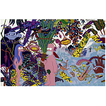 Homer Simpson in Paradise картина акрил на холсте варинант исполнения - 4 | Loft Concept в Орле