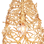 Подвесной светильник золотой в виде кораллов Coral Decor варинант исполнения - 1 | Loft Concept в Орле