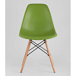 Пластиковый стул на ножках из массива бука Eames Green варинант исполнения - 4 | Loft Concept в Орле