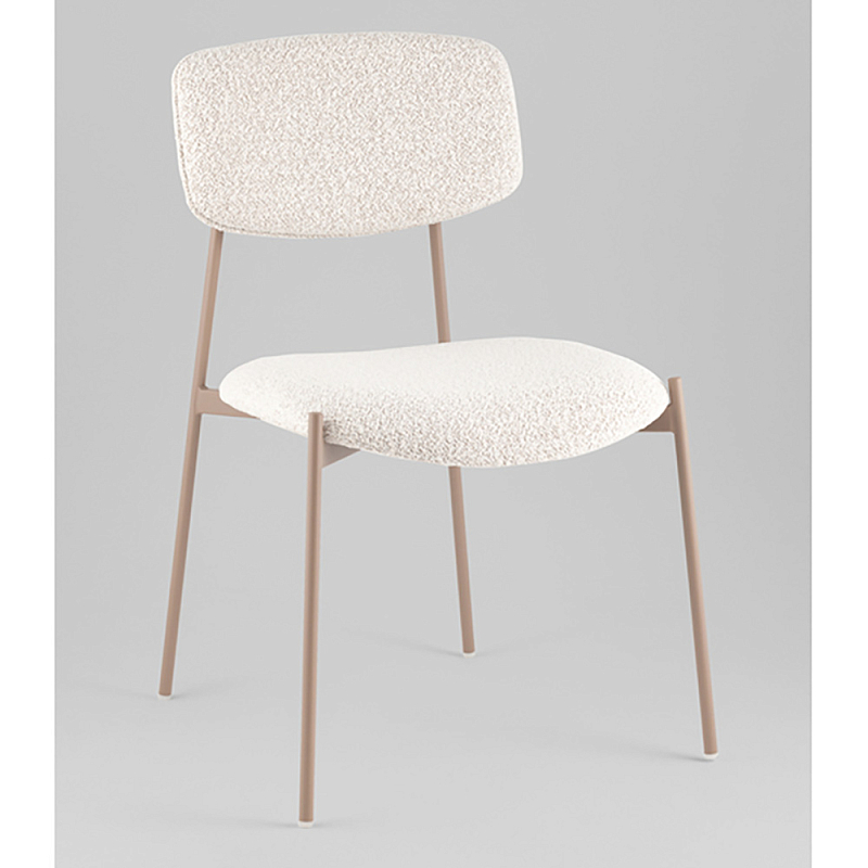 Стул Doe без подлокотников молочный Молочный Бежевый Древесина в Орле | Loft Concept 