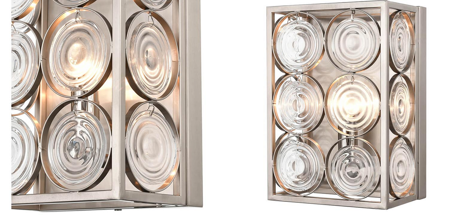 Бра Edalina Sconce nickel satin Бра Edalina Sconce nickel satin - Loft-Concept в Орле
