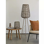 Торшер с плетеным металлическим плафоном Wicker Iron Lamp варинант исполнения - 2 | Loft Concept в Орле