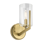 Бра с прозрачным плафоном в форме цилиндра Kichler варинант исполнения - 1 | Loft Concept в Орле