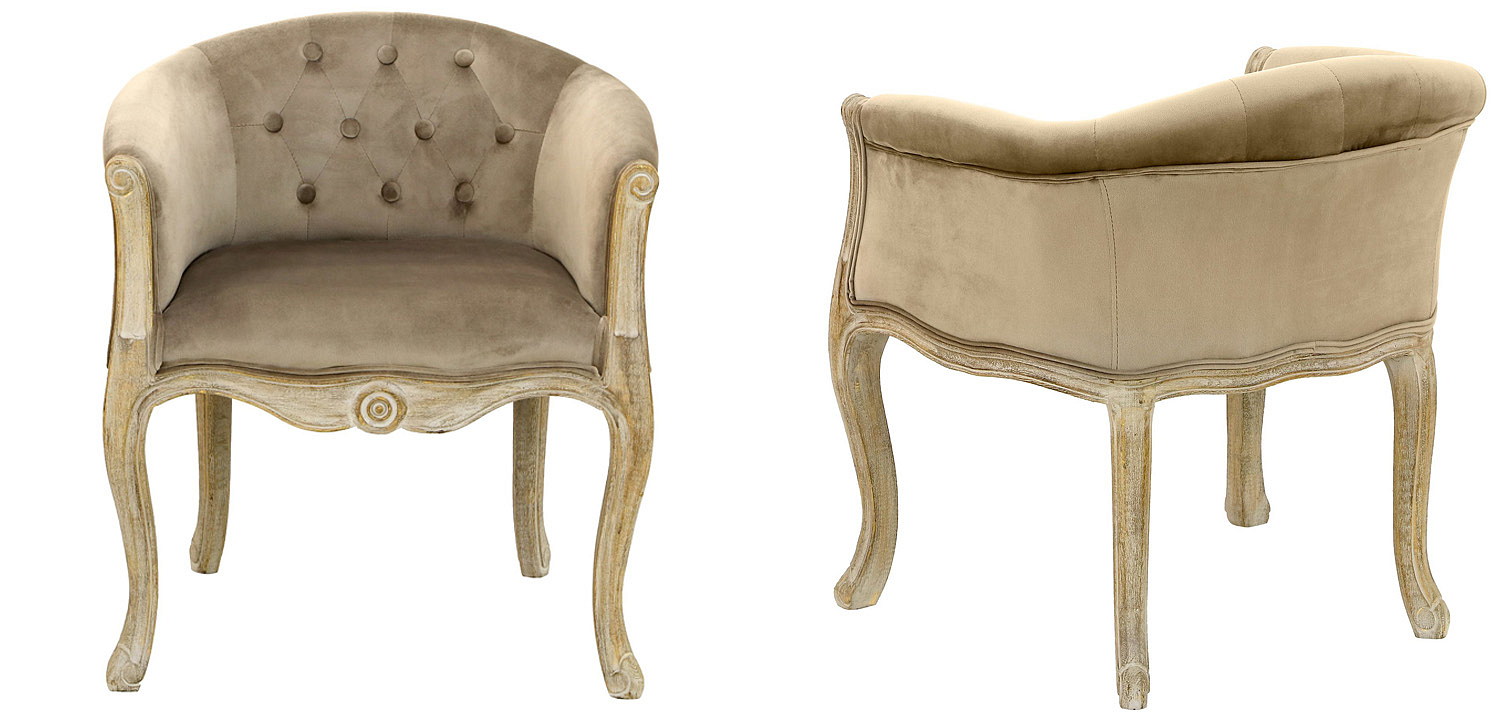 Кресло French Provence Armchair Roderic beige Кресло French Provence Armchair Roderic beige - Loft-Concept в Орле