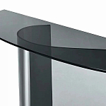 Консоль дымчатого цвета с изогнутым основанием Arabesque варинант исполнения - 2 | Loft Concept в Орле