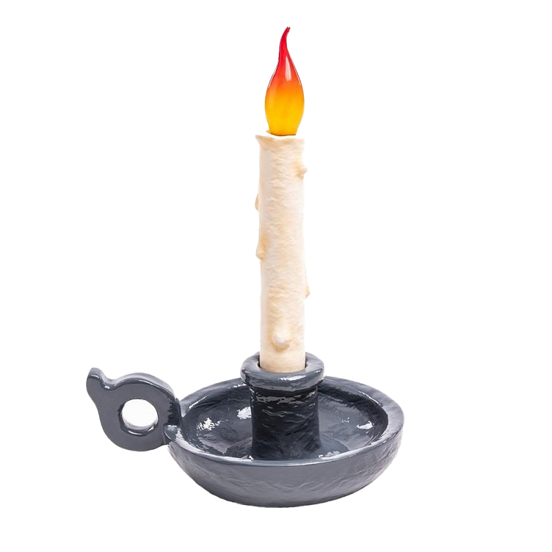 Настольная лампа Seletti Bugia grey Белый Серый Настольная лампа Seletti Bugia grey Белый Серый в Орле | Loft Concept
