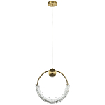 Подвесной светильник с плафоном в виде кольца Gilbertine Ring Hanging Lamp варинант исполнения - 2 | Loft Concept в Орле