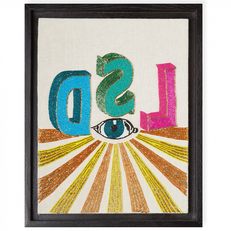 Панно Jonathan Adler LSD BEADED WALL ART Мульти Панно Jonathan Adler LSD BEADED WALL ART Мульти в Орле | Loft Concept