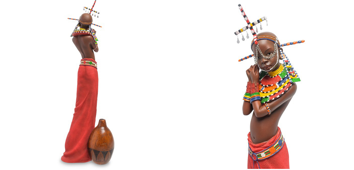 Статуэтка Tribe girl Masai Статуэтка Tribe girl Masai - Loft-Concept в Орле