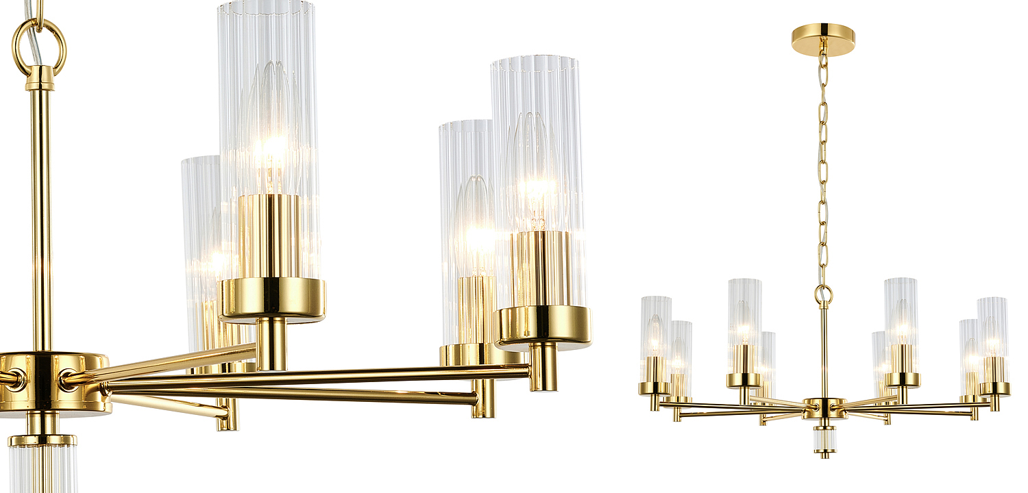 Люстра Jeanette Chandelier Gold 66 Люстра Jeanette Chandelier Gold 66 - Loft-Concept в Орле
