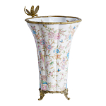 Ваза с бронзовой стрекозой Paradise Dragonfly варинант исполнения - 2 | Loft Concept в Орле