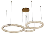 Люстра с 3-мя кольцами из натурального камня Minerals of Light варинант исполнения - 1 | Loft Concept в Орле