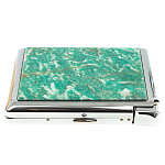 Портсигар с газовой зажигалкой из натурального камня Амазонит Stone Cigarettes Cases варинант исполнения - 10 | Loft Concept в Орле