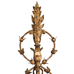 Бра настенное с цветочным мотивом Vintage Luxury варинант исполнения - 1 | Loft Concept в Орле