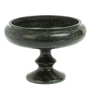 Конфетница из натурального камня змеевик Stone Candy Bowl