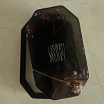 Шкатулка из эпоксидной смолы с цветами черная Epoxy Resin Pink Flowers Box Black варинант исполнения - 2 | Loft Concept в Орле