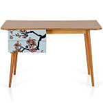 Письменный стол с принтом на ящиках Elise Desk варинант исполнения - 1 | Loft Concept в Орле