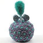 Статуэтка тропический фрукт Pandora Tropical Fruit Lilac Turquoise Flower варинант исполнения - 2 | Loft Concept в Орле