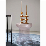 Кофейный столик стеклянный Elegant Lilac Glass Model варинант исполнения - 2 | Loft Concept в Орле