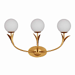 Бра с золотым каркасом в виде стебля с листьями Inspired by Nature варинант исполнения - 3 | Loft Concept в Орле