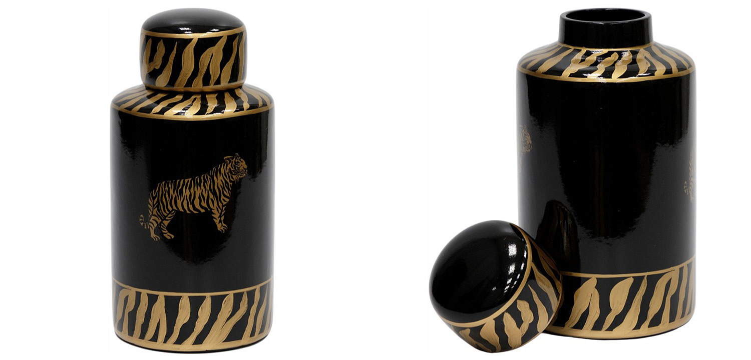 Ваза Tiger Vase black and gold Ваза Tiger Vase black and gold - Loft-Concept в Орле