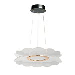 Люстра с прозрачным волнистым плафоном в форме цветка Ethereal Bloom варинант исполнения - 2 | Loft Concept в Орле