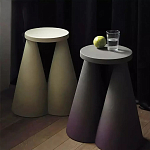 Дизайнерский журнальный стол на 2-х конусообразных ножках Epykopy варинант исполнения - 4 | Loft Concept в Орле