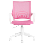 Офисное кресло с основанием из белого пластика Desk chairs Pink варинант исполнения - 2 | Loft Concept в Орле