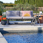 Садовый диван на каркасе из алюминия Petro варинант исполнения - 8 | Loft Concept в Орле