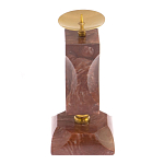 Подсвечник фигурный из натурального камня лемезит Stone Candlestick варинант исполнения - 2 | Loft Concept в Орле
