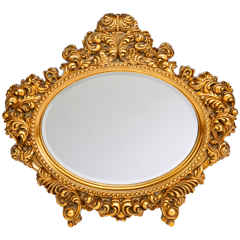 Зеркало настенное золотое с ажурным резным орнаментом Classic Ornament Mirror Золотой Зеркало Зеркало настенное золотое с ажурным резным орнаментом Classic Ornament Mirror Золотой Зеркало в Орле | Loft Concept