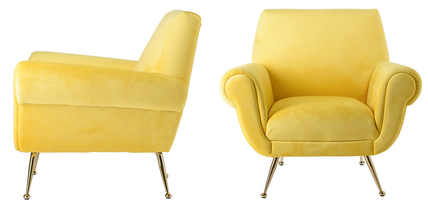 Кресло Lounge Chair Gigi Radice yellow Кресло Lounge Chair Gigi Radice yellow - Loft-Concept в Орле