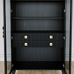 Дизайнерский шкаф витрина Elsa Dreams Black с 4-мя ящиками варинант исполнения - 6 | Loft Concept в Орле