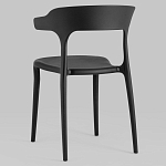 Черный стул из прочного PP-пластика JORIS варинант исполнения - 4 | Loft Concept в Орле