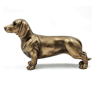 Статуэтка такса с реалистичными деталями и гладкой поверхностью Dachshund Style