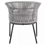 Кресло с декоративным плетением на спинке и подлокотниках Armchair Weaving варинант исполнения - 4 | Loft Concept в Орле