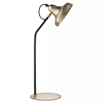 Настольная лампа с плафоном в форме купола в сочетании черного и золотистого цвета Minimalist Execution варинант исполнения - 2 | Loft Concept в Орле