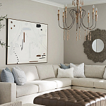 Люстра с состаренными резными элементами Big Graceful Profile варинант исполнения - 5 | Loft Concept в Орле