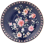 Чайный сервиз из фарфора синий на 6 персон 14 предметов Flower Porcelain Collection варинант исполнения - 3 | Loft Concept в Орле