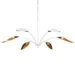 Люстра белая с плафонами в виде лепестков Delicate Flower варинант исполнения - 3 | Loft Concept в Орле