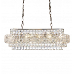 Люстра овальной формы хрустальная в неоклассическом стиле Majesty варинант исполнения - 6 | Loft Concept в Орле