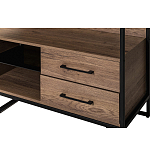 Стеллаж под TV в стиле лофт с открытыми полками и ящиками Urban Style Space варинант исполнения - 3 | Loft Concept в Орле